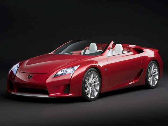 Lexus LFA Roadster Concept представлен в Токио